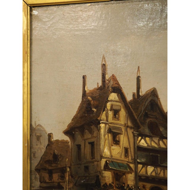 19th Century French Coastal Landscape Painting, Signed Kuwasseg For Sale - Image 9 of 18