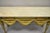 Late 20th Century Italian Regency Neoclassical Green Gold Marble French Louis XVI Console Table For Sale - Image 5 of 11