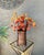 Burnt Umber Stylish Mid 20th-Century Arched Tri-Handled Ikebana-Inspired Hanakago (花籠) Basket For Sale - Image 8 of 15