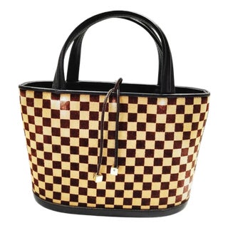 2000s Louis Vuitton Impala Brown Damier Sauvage Evening Minaudière Bag For Sale