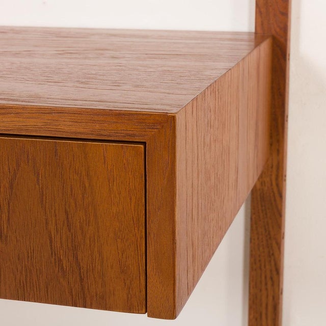 Mid-Century Danish Teak Wall Unit Is the style of P. Cadovius, 1960s, Set of 11 For Sale - Image 15 of 16