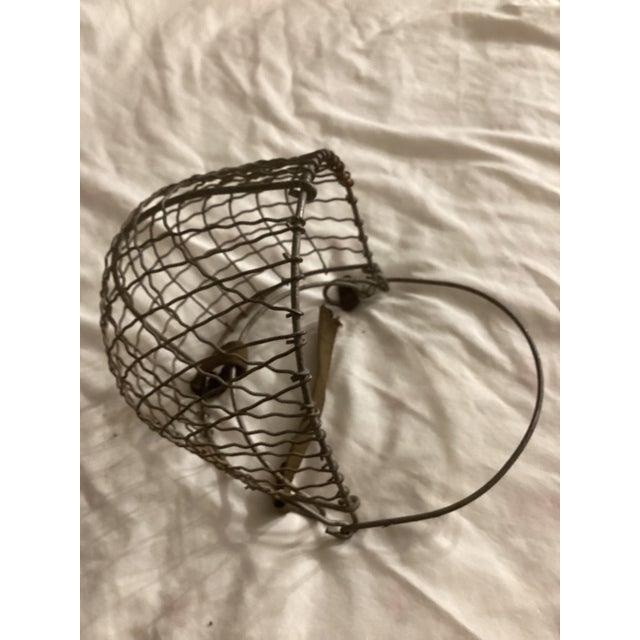 This is a rare find authentic 1800s primitive wire horse muzzle, originally used to keep horses from nibbling on crops...