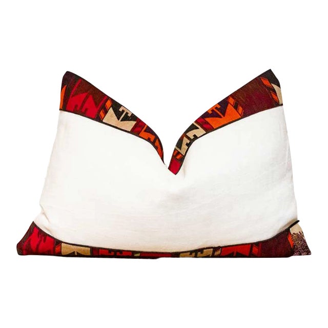 Tribal Antique Lakai Tribe Linen Pillow For Sale