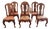 Set of Six Dining Chairs With Leather Seats, Portuguese or Spanish Rococo, 18th Century For Sale