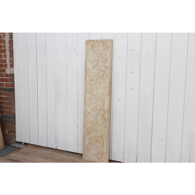 French Colonial Carved Wood Panel For Sale - Image 4 of 10
