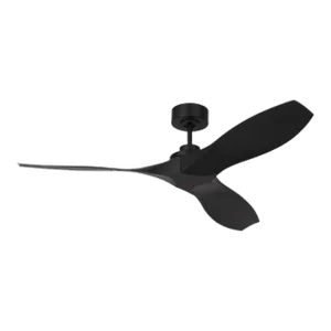 Visual Comfort Fan Collins Coastal 52" Ceiling Fan in Midnight Black