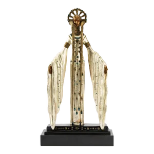 "Byzantine" Art Deco Figurative Bronze Sculpture by Erté, 1987