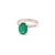 Emerald Diamond Ring 14k Gold 1.83 TCW Certified For Sale - Image 4 of 9