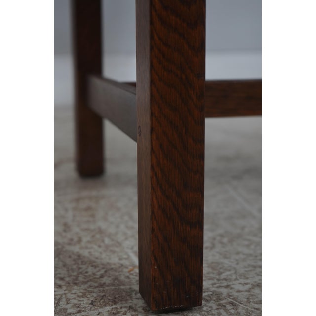 Set of 6 Stickley Mission Oak Dining Room Chairs For Sale - Image 15 of 18