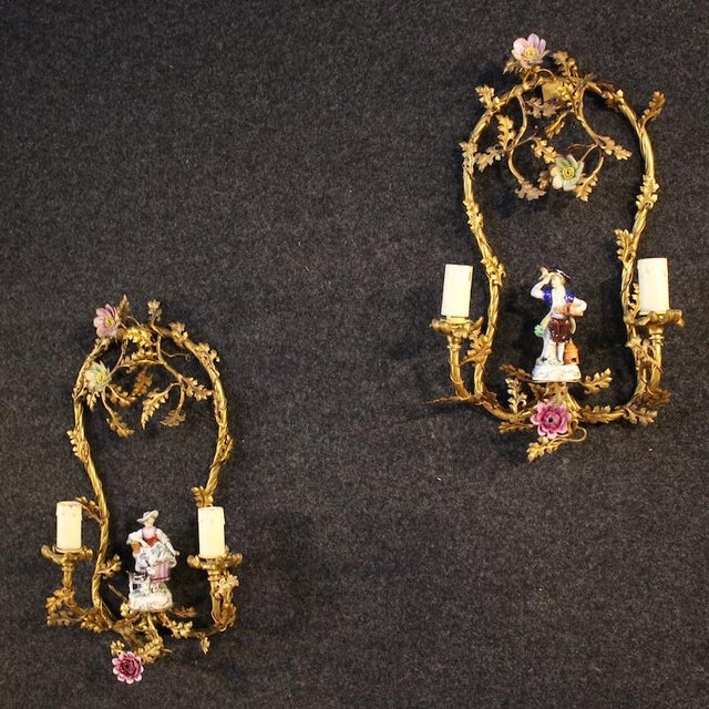 20th Century German Wall Lamps, 1920s, Set of 2 For Sale - Image 11 of 13