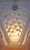Metal 1930s Large French Art Deco Peach Pendant Light by A. Bloch & Muller Freres For Sale - Image 7 of 13
