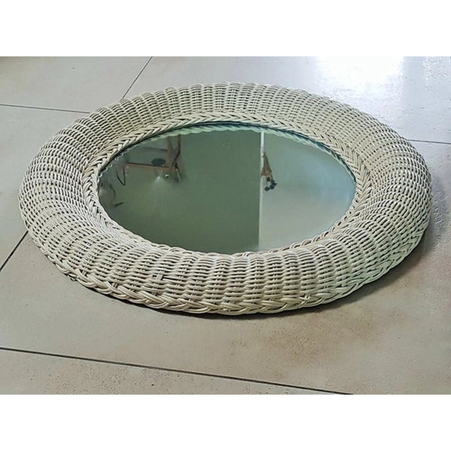 Mid-Century Rattan Wall Light, Italy, 1960s For Sale - Image 4 of 11