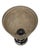 2000 - 2009 Vintage Smoked Glass Hurricane Candle Holder With Black & White Bone Inlay Base For Sale - Image 5 of 12