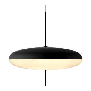 Gino Sarfatti Model No. 2065 Ceiling Light in Black and White
