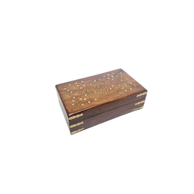 German Art Nouveau Box with Marquetry, 1900s, in Very Good conditions. Designed 1920 to 1949