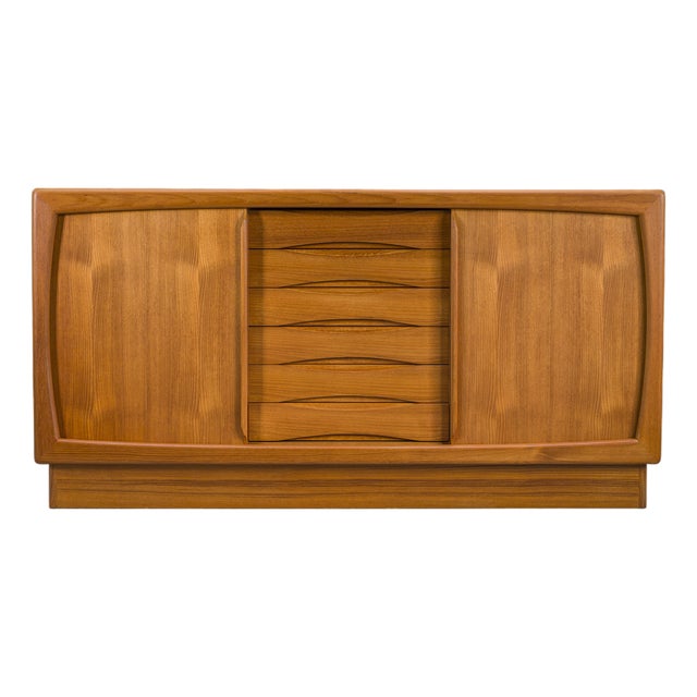 Mid-Century Danish Teak Sideboard from Dyrlund, 1980s For Sale