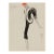 Vintage French Fashion Art Print – Art Deco Woman in Black and White, 30" X 40" For Sale