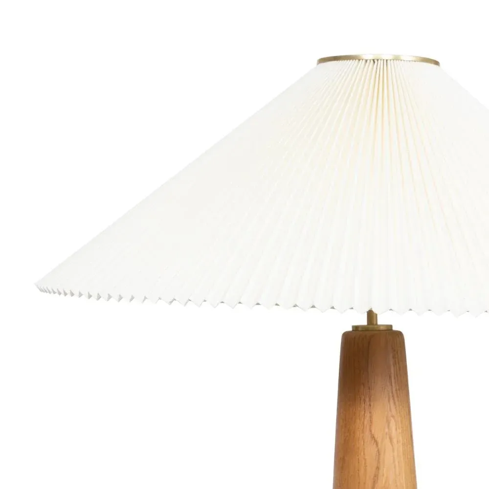 Four Hands Nora Floor Lamp, Light Oak | Chairish