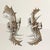 Constructed from a dramatic assemblage of fallow deer antlers, these Adirondack-style sconces belong to a uniquely...