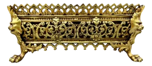 Gilt Bronze Centerpiece Planter, 1920s