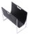 Black Skai Magazine Holder by Brabantia, 1970s For Sale