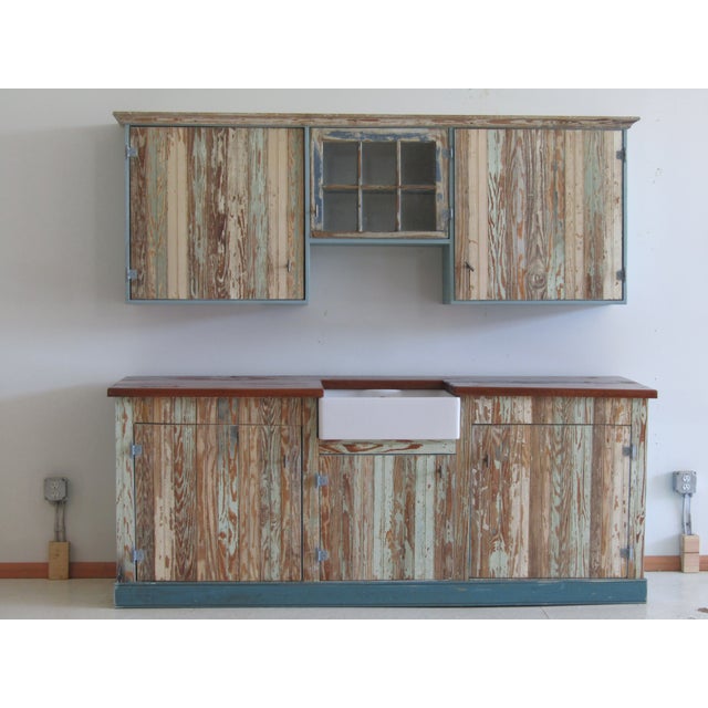 Reclaimed Pine Kitchen Cottage Industrial Tiny Home For Sale - Image 12 of 15
