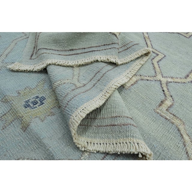 Textile Kilim Oriental Handmade Flatweave 10'6" x 14'5" #17903 For Sale - Image 7 of 8