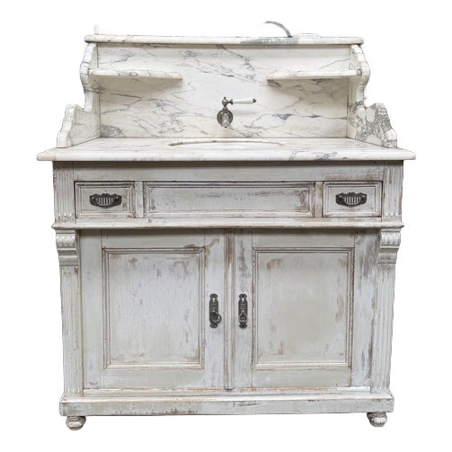 Early 20th Century Washbasin Unit For Sale