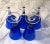 Blue Cobalt Blue, Twisted Stem Wine Glasses - Set of 5 For Sale - Image 8 of 11
