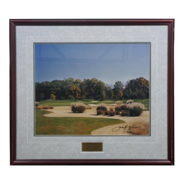 1997 Due Process Stables Golf Course 6th Hole Eagle Signed Photograph 28" For Sale