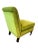 2020s Custom Green Velvet Slipper Chair For Sale - Image 5 of 7