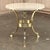 Mid-Century Modern Mid Century Polished Brass Tripod Table With Lion Heads and Stone Top For Sale - Image 3 of 17