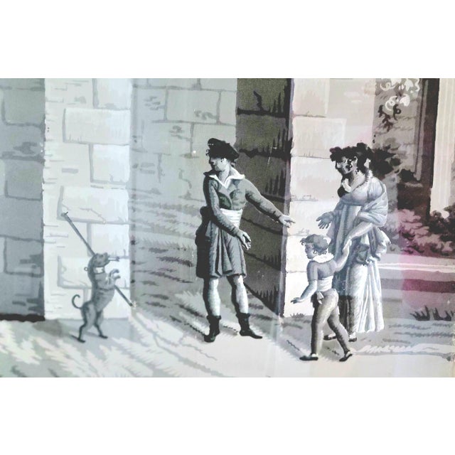 This is a piece of wallpaper that was salvaged from an historically important building erected in 1703 and demolished in...