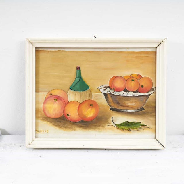 Unknown, Albanese Fruit, 1970s, Oil on Canvas, Framed For Sale - Image 5 of 5