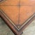 1930s Antique Leather Top Drop Sided Coffee Table For Sale - Image 5 of 16