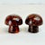Boho Chic 1970s Vintage Minimalism Italian Marble Mushroom Salt & Pepper Shakers - A Pair, Thanksgiving For Sale - Image 3 of 12