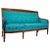 19th Century Mahogany Wood Framed / Upholstered Settee For Sale - Image 10 of 13