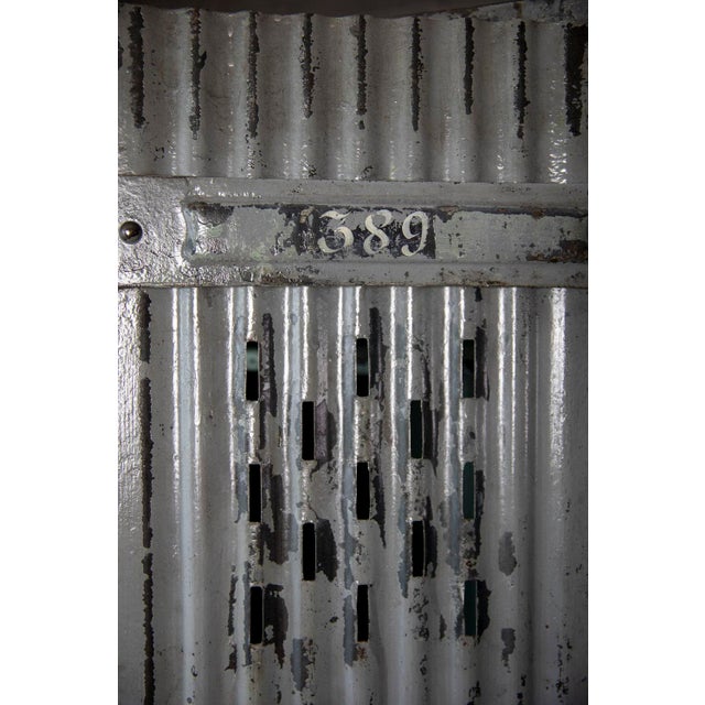 Vintage Metal Cabinet with 5 Doors from the Strafor Company, 1920s For Sale - Image 10 of 11