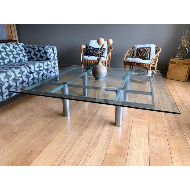 Art Deco Late 20th Century Andre Coffee Table Attributed to Tobia Scarpa for Knoll For Sale - Image 3 of 12