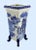 Ceramic Chinoiserie Vase With Pagoda Scene and Sculptural Feet For Sale - Image 7 of 11