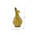 Tamegroute Amber Glazed Ceramic Pitcher Vase | Slender Neck, Bulbous Base | 16.7"H Description A slender, angled neck...