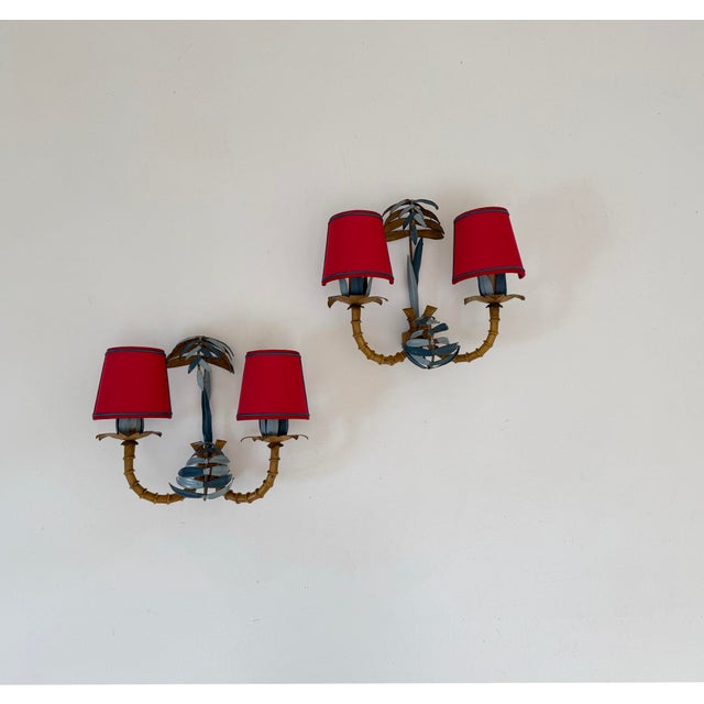 Metal Vintage French Sconces, 1930s, Set of 2 For Sale - Image 7 of 7