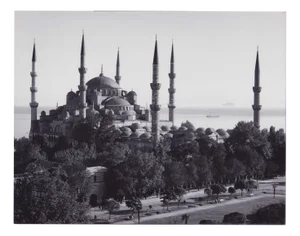 Sultan Ahmed Mosque, Istanbul, 1960s, Black & White Photograph