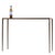 Mid-Century Modern A Pair of Iron Console Tables in the Manner of Alberto Giacometti. For Sale - Image 3 of 4