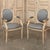 Ecru Pair Antique French Louis XVI Medallion Armchairs ~ Fauteuils For Sale - Image 8 of 18