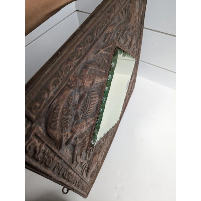 Antique Copper-Framed Mirror – Spanish-American War Era (1898) Step back in time with this rare antique mirror, dating to...