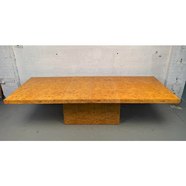 Mid-Century Burl Wood Dining Table by Arthur Umanoff for Dillingham For Sale - Image 10 of 12