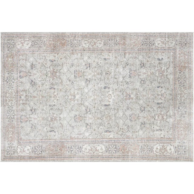 Textile 1960s Turkish Oushak Rug For Sale - Image 7 of 7