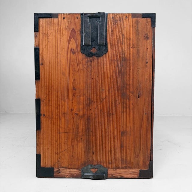 Japanese Storage Chest with Three Drawers, 1900s For Sale - Image 6 of 10