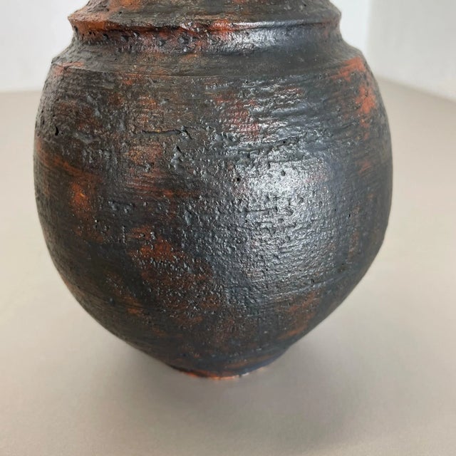 Abstract Ceramic Studio Pottery Vase from Gerhard Liebenthron, Germany, 1970s For Sale - Image 11 of 18